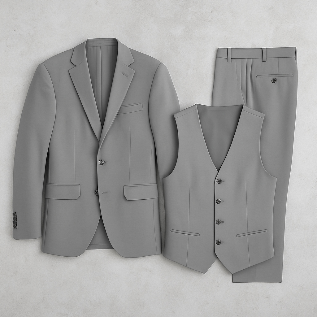 Eleganter Herren Anzug, Slim Fit Business & Hochzeitsanzug aus hochwertigem Stoff