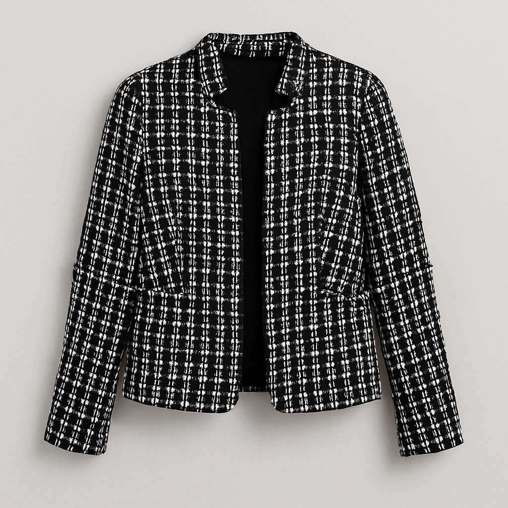 Damen Blazer elegant, Slim Fit Business Blazer für Büro & Meetings