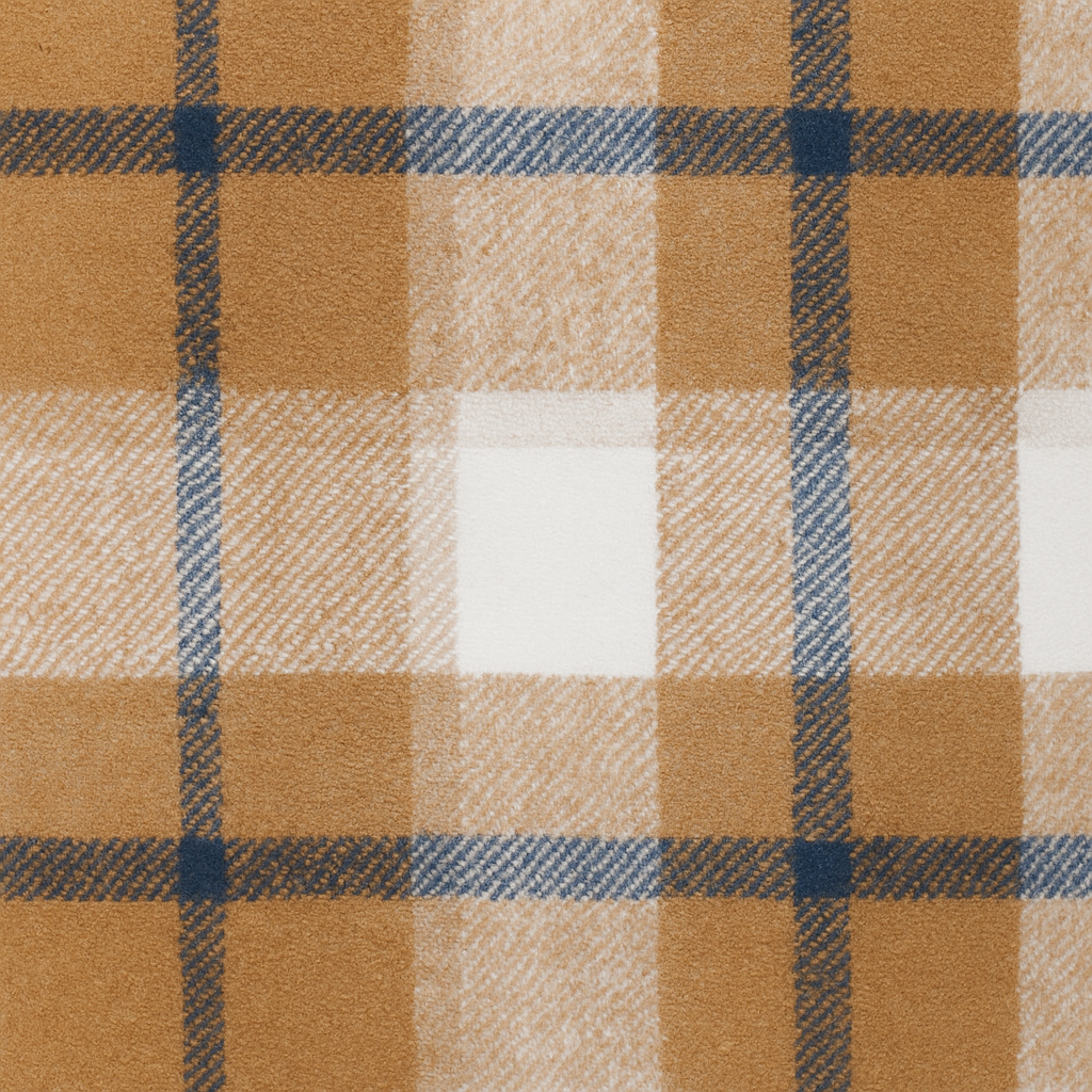 Damen Mantel kariert, Eleganter Einreihiger Mantel im Vintage Karo Design für Herbst & Winter