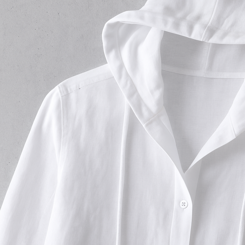 Damen Bluse, Elegante Sommer Bluse aus Leinen für Freizeit & Büro