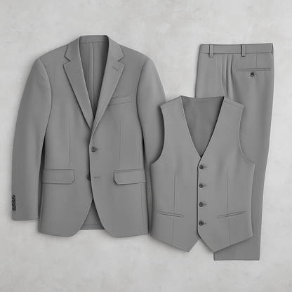 Eleganter Herren Anzug, Slim Fit Business & Hochzeitsanzug aus hochwertigem Stoff