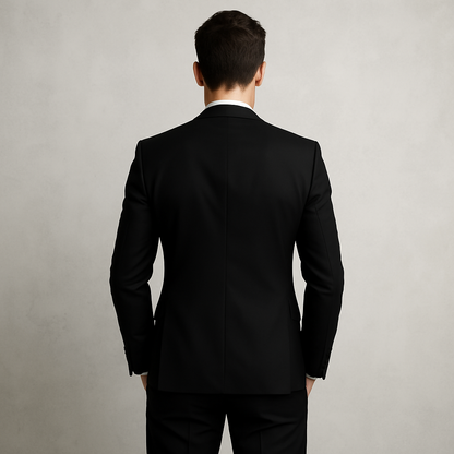 Eleganter Herren Anzug, Slim Fit Business & Hochzeitsanzug aus hochwertigem Stoff