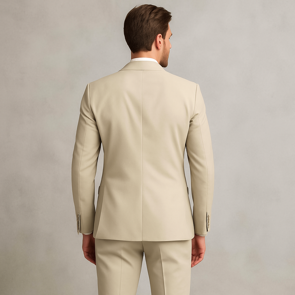 Eleganter Herren Anzug, Slim Fit Business & Hochzeitsanzug aus hochwertigem Stoff