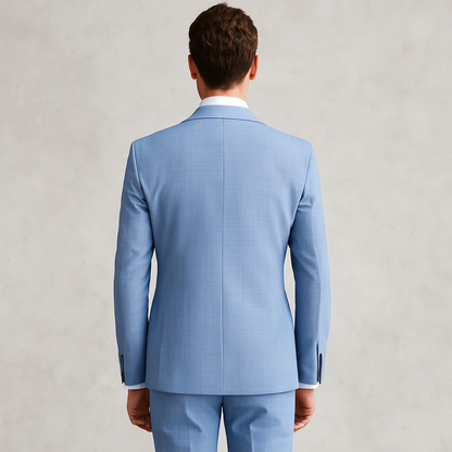 Herren Business Anzug, Slim Fit Eleganter Anzug für Büro & Hochzeit