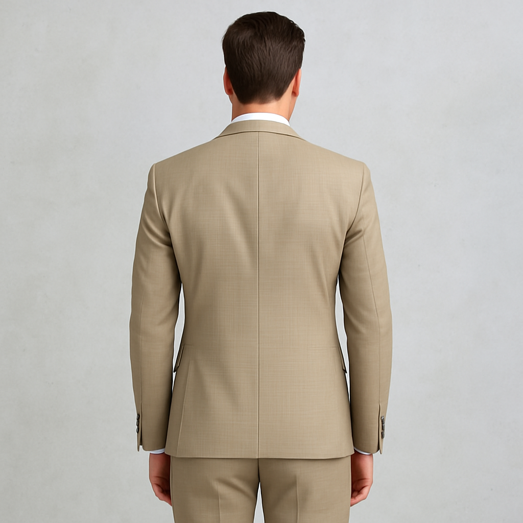 Herren Business Anzug, Slim Fit Eleganter Anzug für Büro & Hochzeit