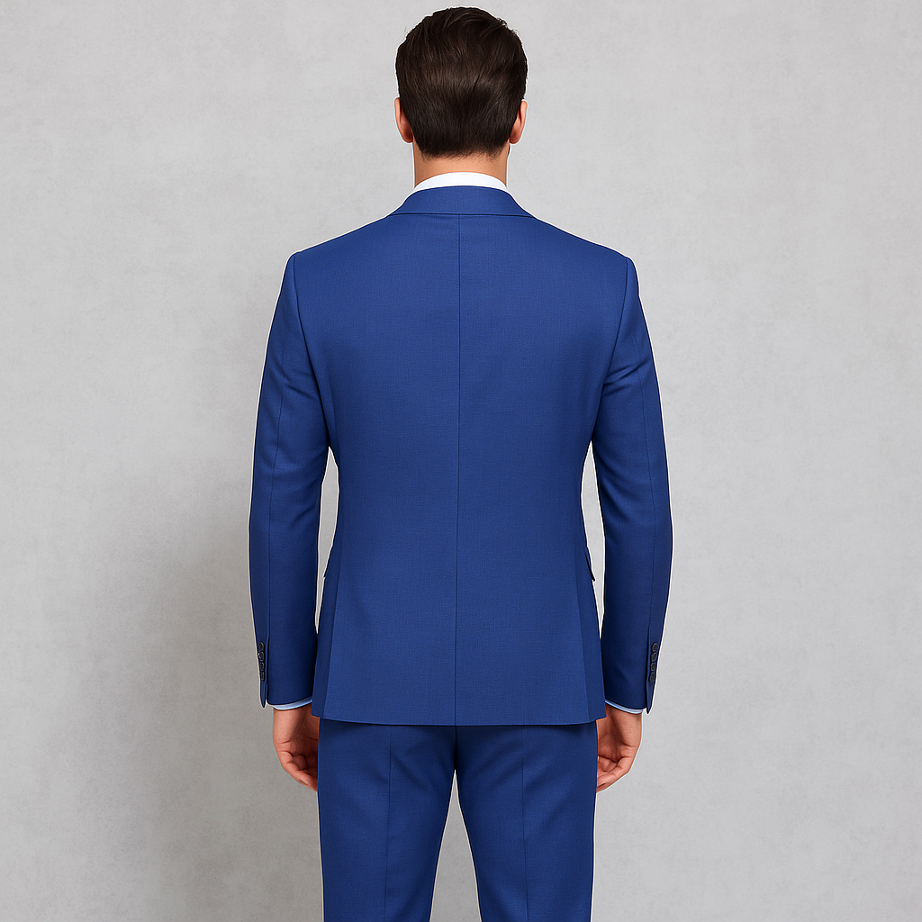 Herren Business Anzug, Slim Fit Eleganter Anzug für Büro & Hochzeit