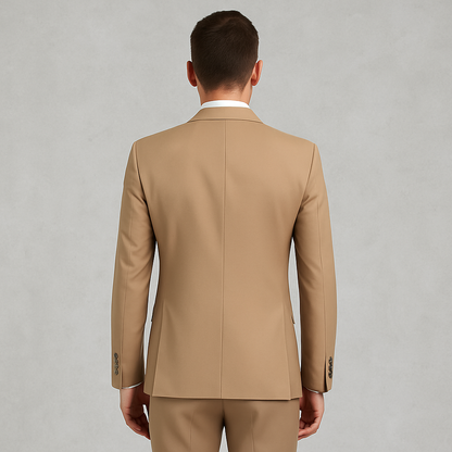 3-teiliger Herren Anzug, Slim Fit Business & Hochzeitsanzug im modernen Stil