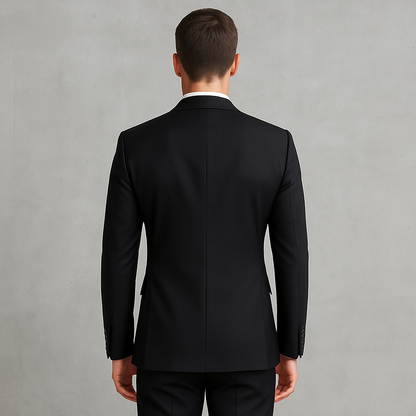 3-teiliger Herren Anzug, Slim Fit Business & Hochzeitsanzug im modernen Stil