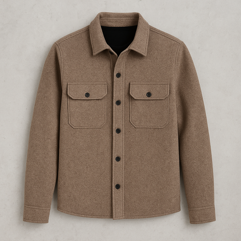 Herren kurz, Eleganter Wintermantel mit Reverskragen für Business & Freizeit