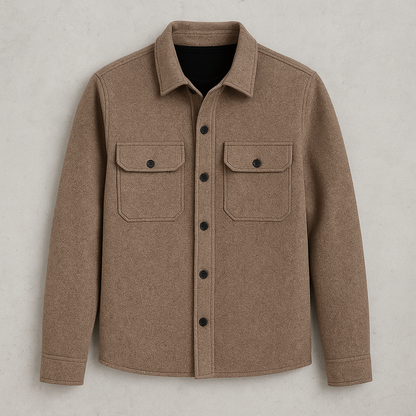 Herren kurz, Eleganter Wintermantel mit Reverskragen für Business & Freizeit