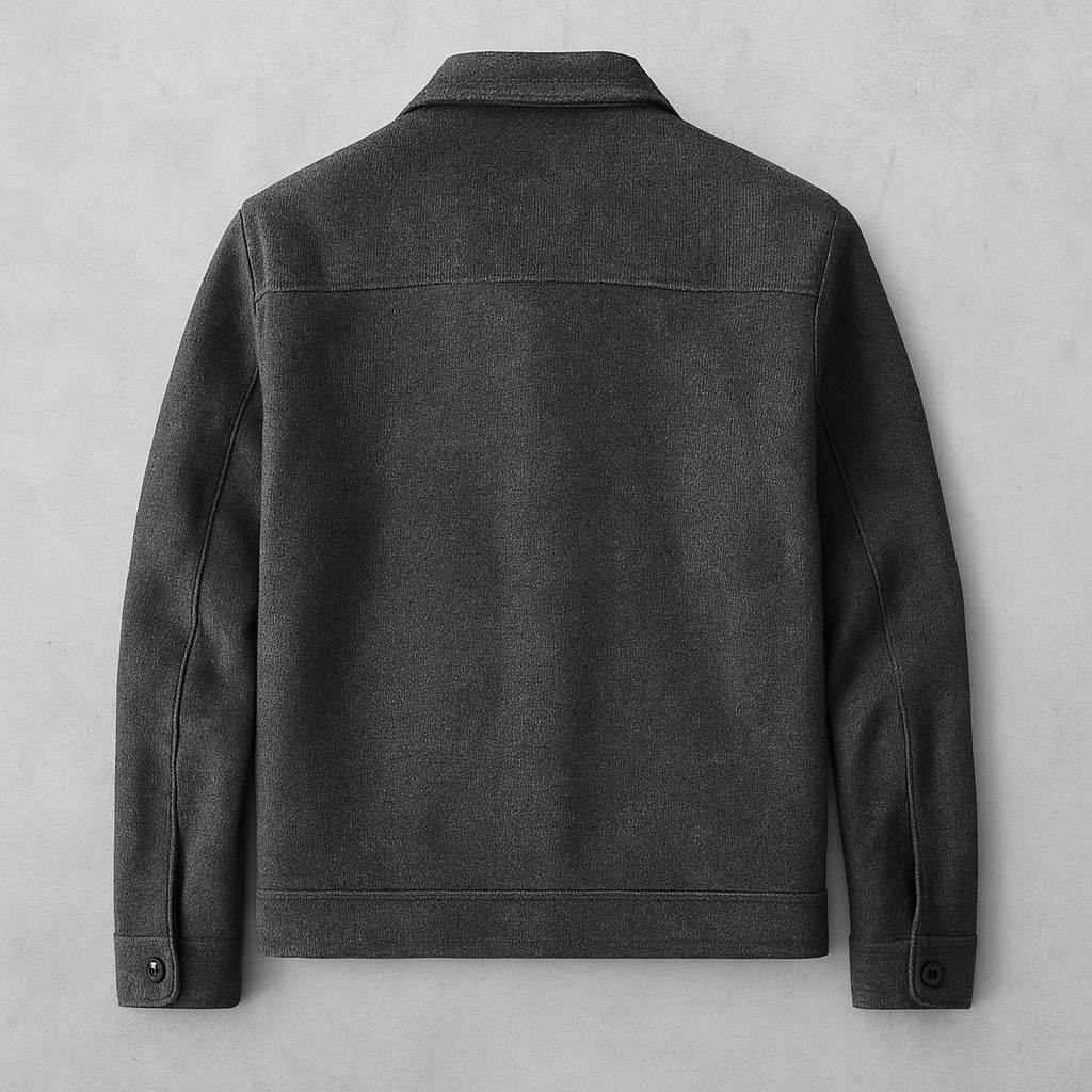 Herren kurz, Eleganter Wintermantel mit Reverskragen für Business & Freizeit