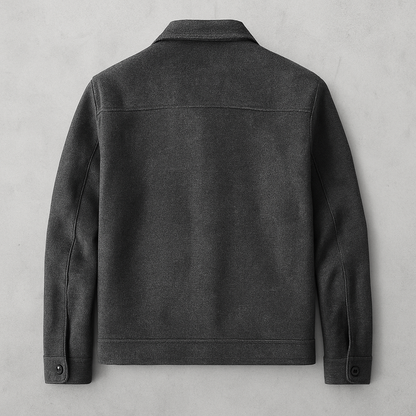 Herren kurz, Eleganter Wintermantel mit Reverskragen für Business & Freizeit