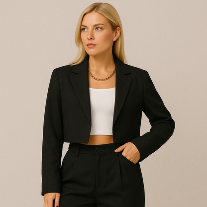 Damen Anzug Slim Fit, Eleganter Hosenanzug für Büro & Business Meetings