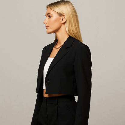 Damen Anzug Slim Fit, Eleganter Hosenanzug für Büro & Business Meetings