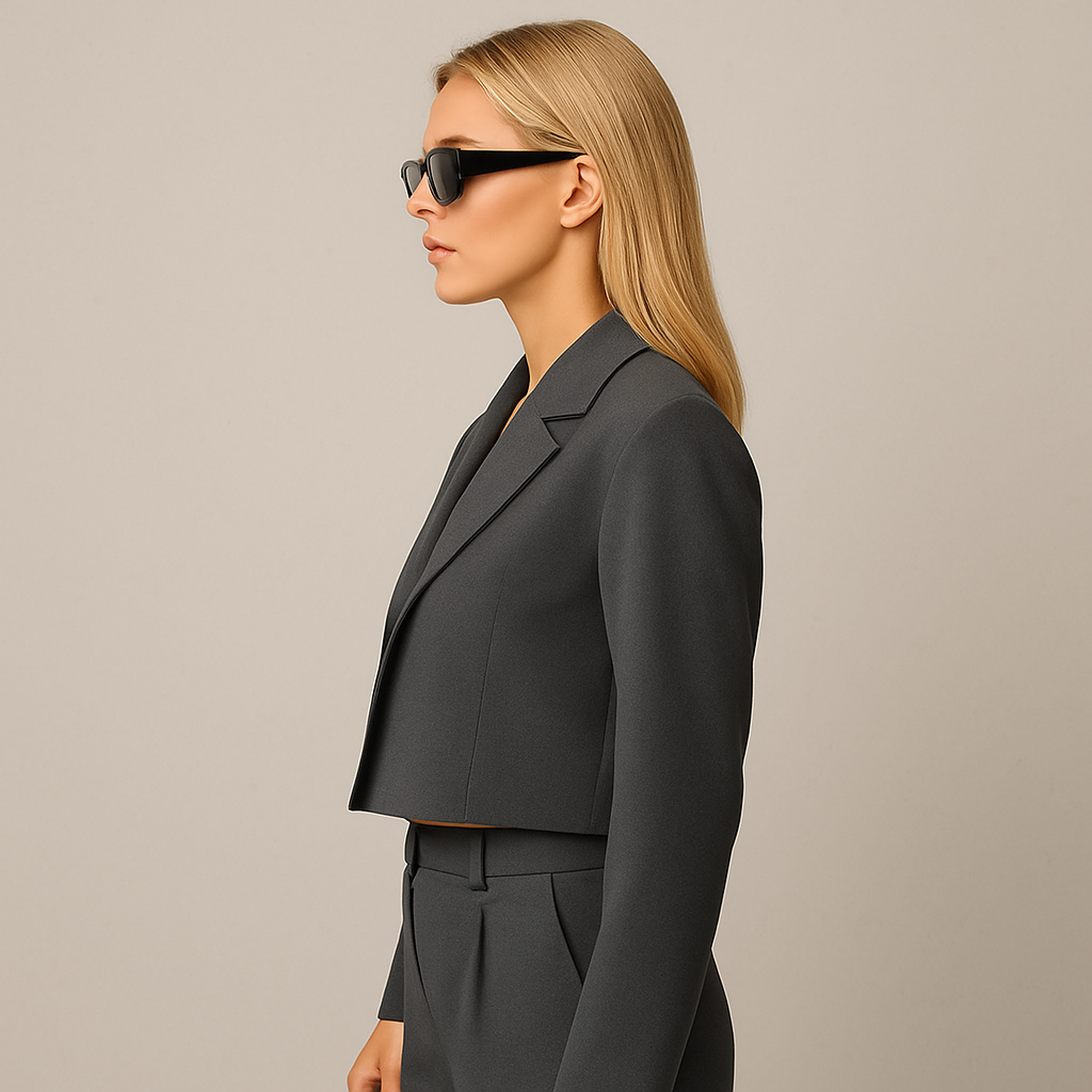 Damen Anzug Slim Fit, Eleganter Hosenanzug für Büro & Business Meetings