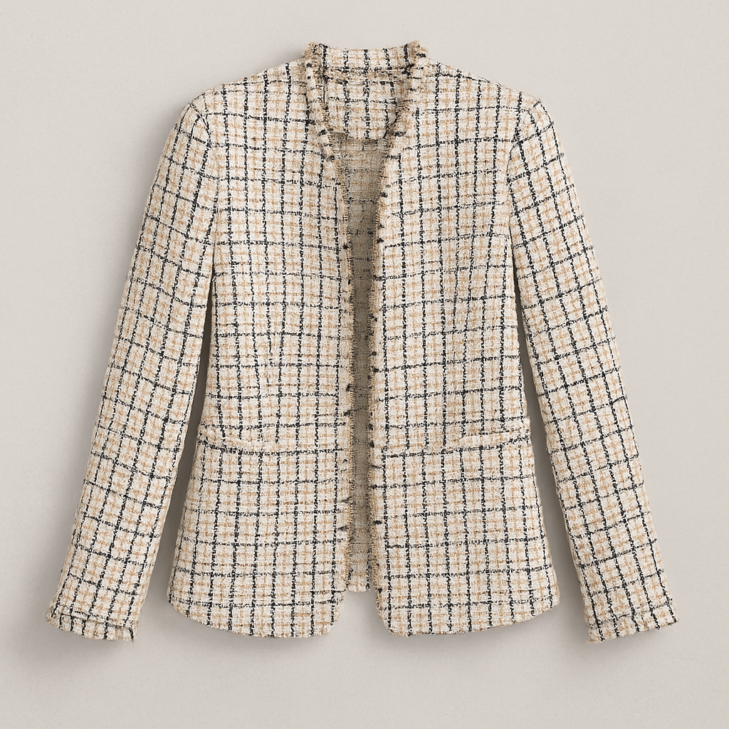 Damen Blazer elegant, Slim Fit Business Blazer für Büro & Meetings