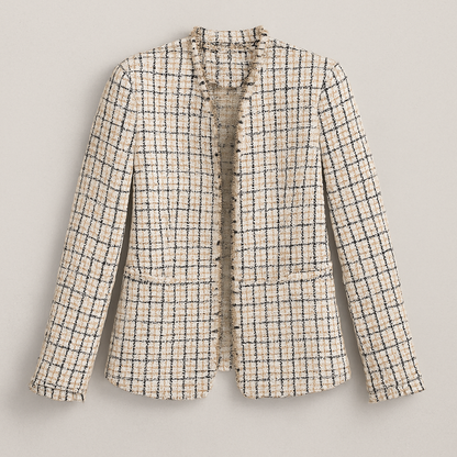 Damen Blazer elegant, Slim Fit Business Blazer für Büro & Meetings