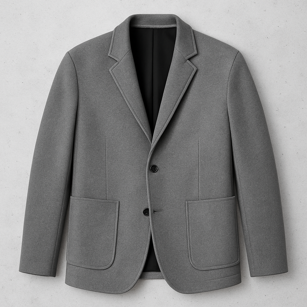 Herren Wollmantel elegant, Langer Wintermantel für Freizeit & Business