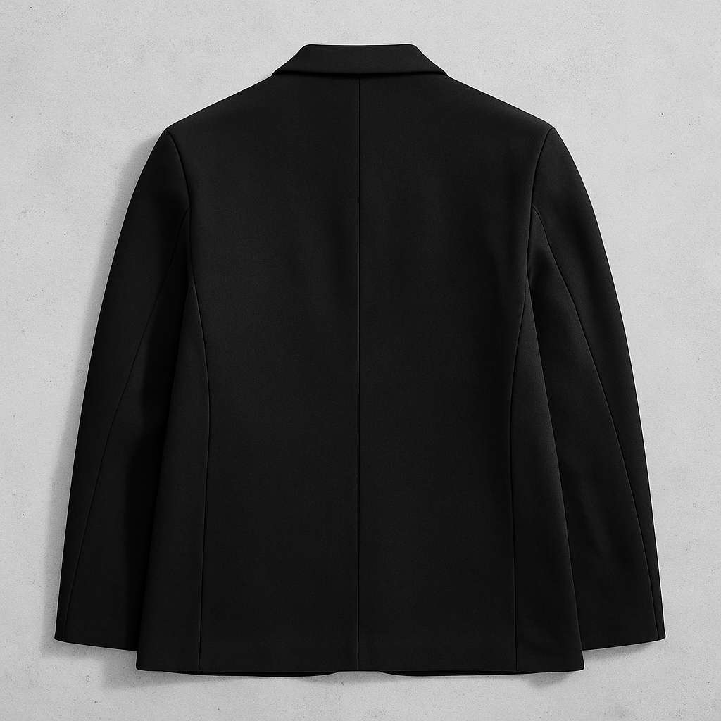 Herren Wollmantel elegant, Langer Wintermantel für Freizeit & Business