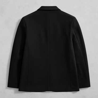 Herren Wollmantel elegant, Langer Wintermantel für Freizeit & Business