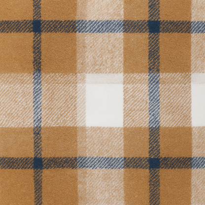 Damen Mantel kariert, Eleganter Einreihiger Mantel im Vintage Karo Design für Herbst & Winter