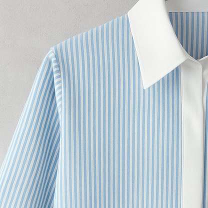 Damen Langarmshirt Patchwork, Lässiges gestreiftes Oberteil im Casual Vintage Stil