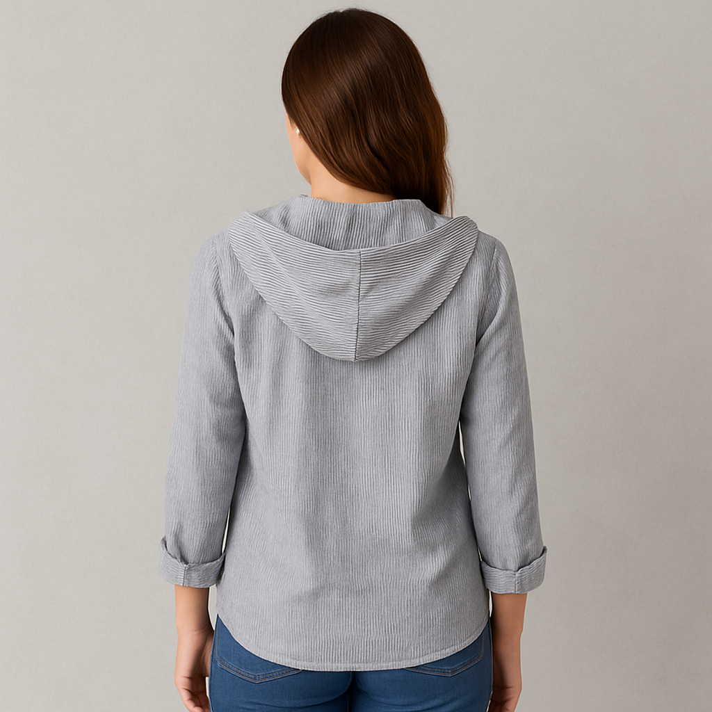 Damen Bluse, Elegante Sommer Bluse aus Leinen für Freizeit & Büro