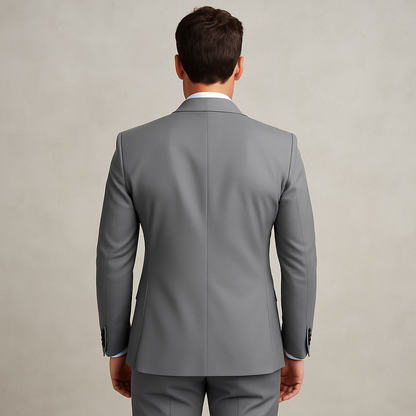 Eleganter Herren Anzug, Slim Fit Business & Hochzeitsanzug aus hochwertigem Stoff