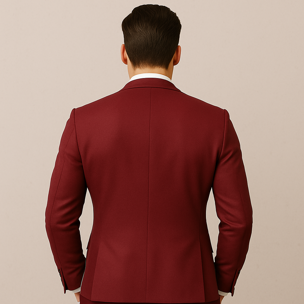 3-teiliger Herren Anzug Übergröße, Eleganter Slim Fit Business & Hochzeitsanzug