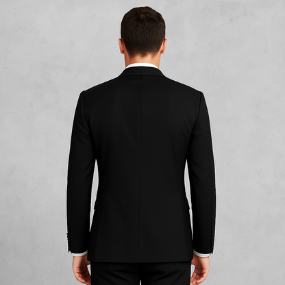 3-teiliger Herren Anzug, Slim Fit Business & Hochzeitsanzug im modernen Stil