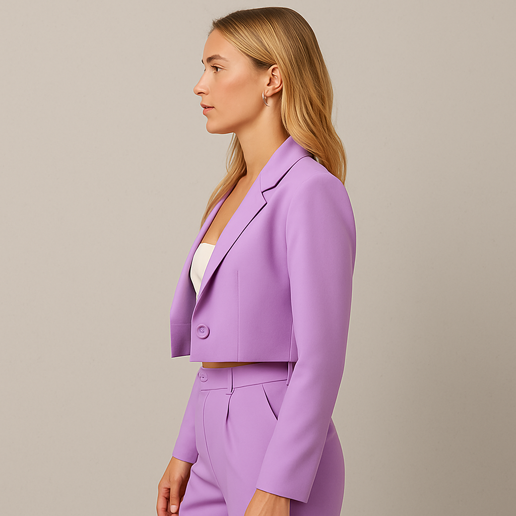 Damen Anzug Slim Fit, Eleganter Hosenanzug für Büro & Business Meetings