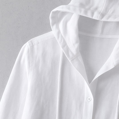 Damen Bluse, Elegante Sommer Bluse aus Leinen für Freizeit & Büro